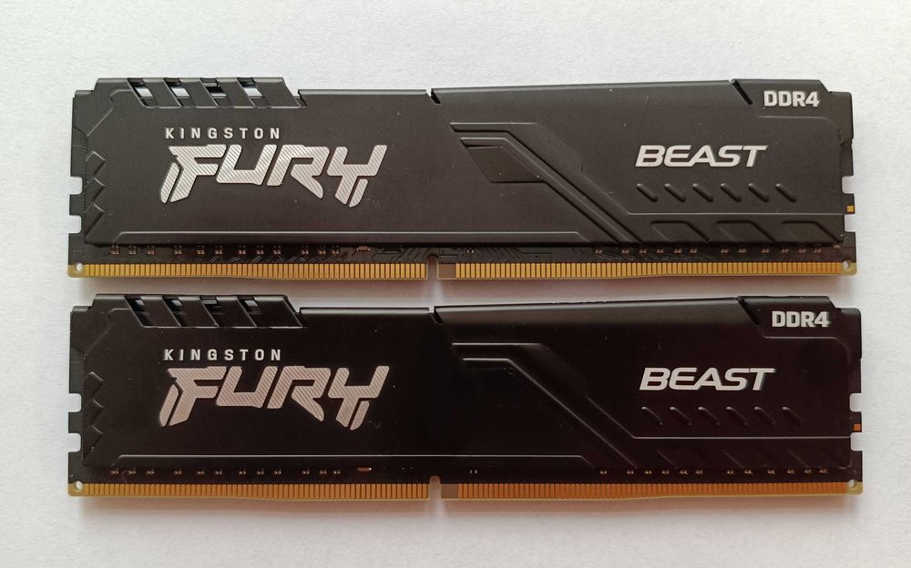 Pamięć RAM Kingston Fury Beast 32GB DDR4 2x16GB 3200MHz CL17