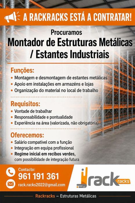 Montagem de estruturas metalicas