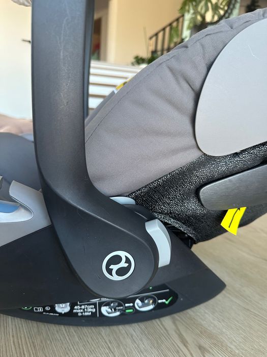 Zestaw! Fotelik Cybex Platinum Cloud I-size + adaptery + nakładka