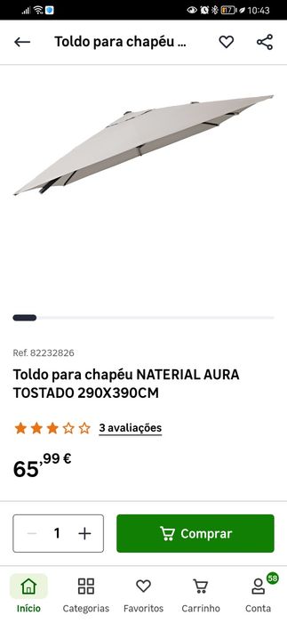 Guarda sol Naterial