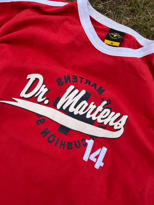 Koszulka Dr. Martens tshirt M red unisex czerwony print nadruk 14