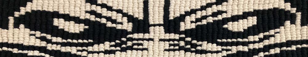 Unikatowa makrama Wiedźmin - Wilk - rękodzieło