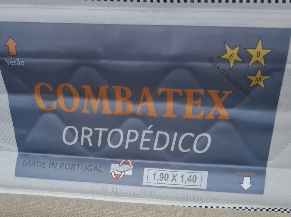 Colchão Ortopédico Combatex 140x190 cm – Excelente Estado
