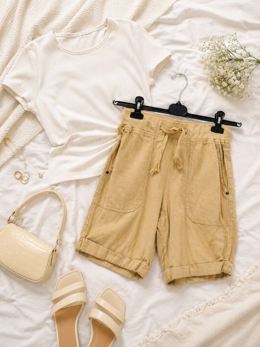 Szorty Beżowe Casual XS 34