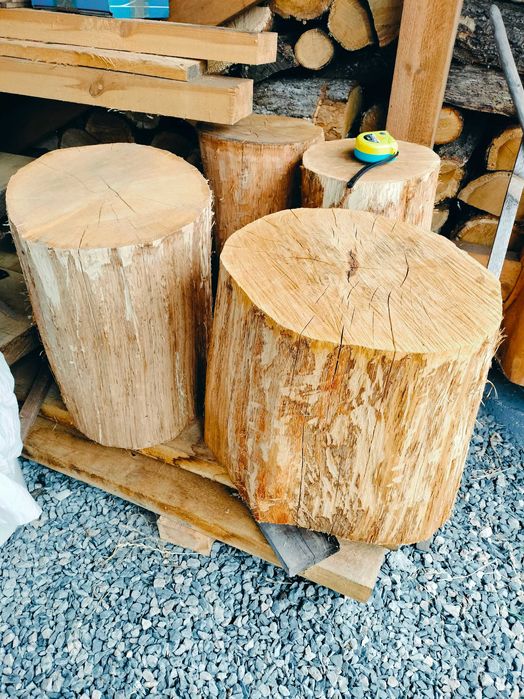 Pieńki dębowe  różne