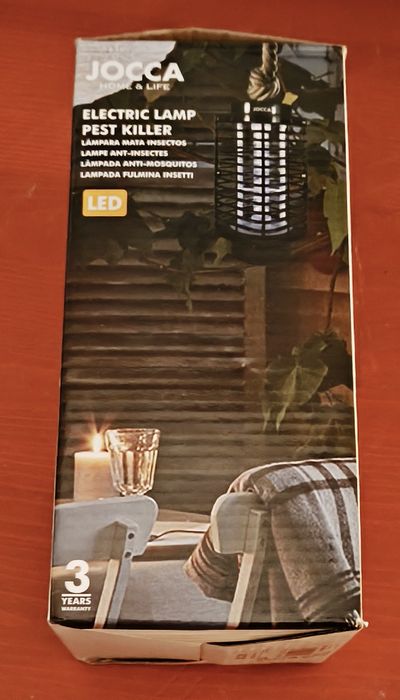 Lâmpada mata insectos anti mosquitos LED