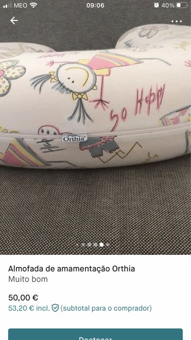 Almofada de amamentação Orthia