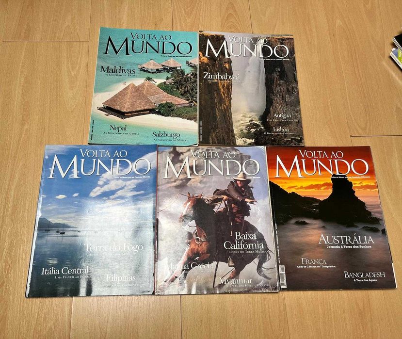 Revistas Volta ao Mundo de 94 a 2009 + oferta melhores ilhas do mundo