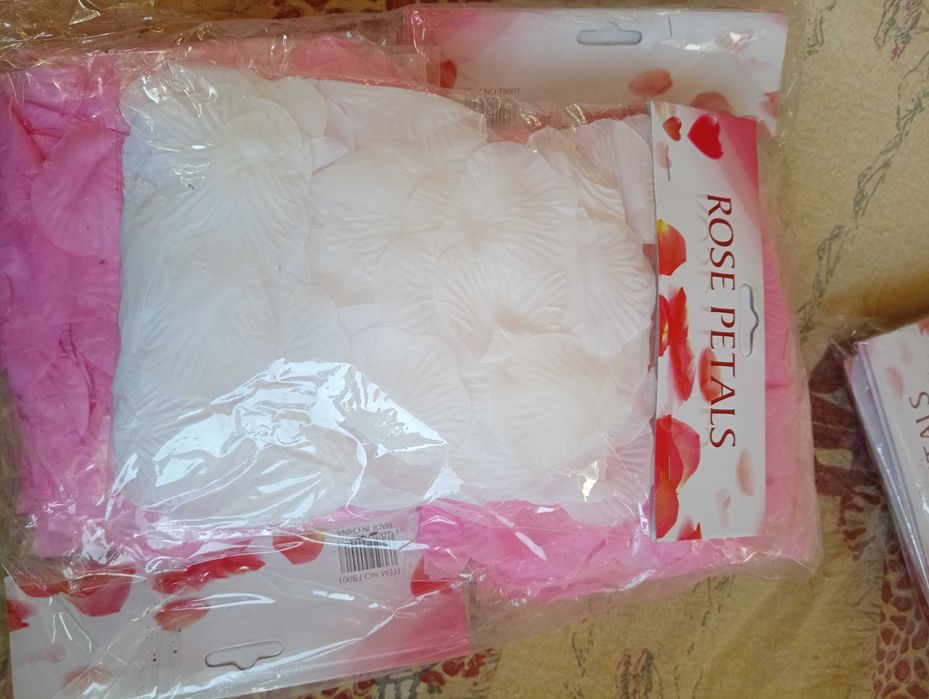 лепестки роз для декора