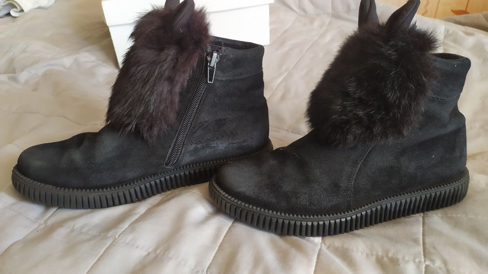 Замшеві ботиночки 36 розміру