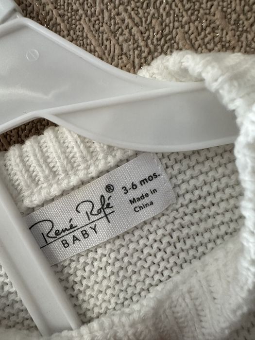 Вʼязаний костюм для дитини 3-6 міс