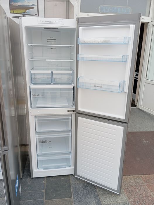 Холодильник Bosch KGN34VL35 185см нержавейка из Германии Гарантия