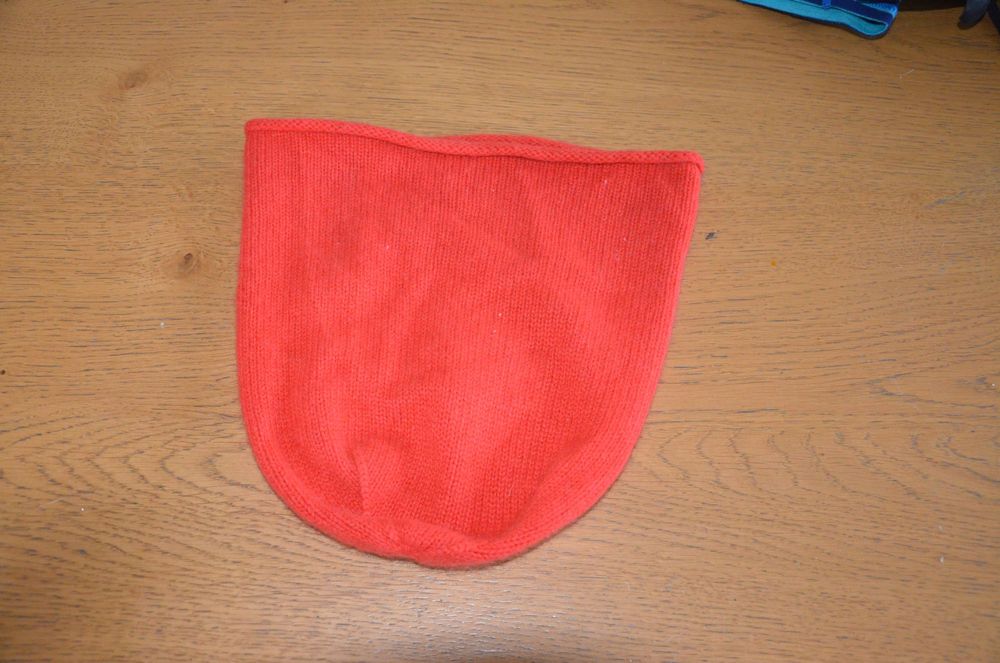 czapka koralowa 100% kaszmir one size