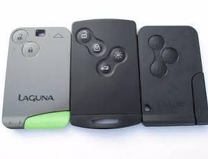 Cartão chave Renault + Keycard Programação