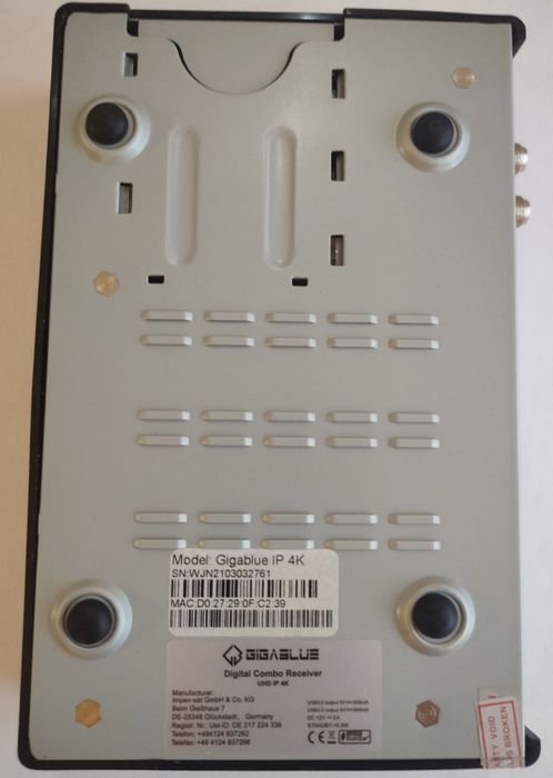 GigaBlue UHD IP 4K_Single Tuner DVB-S2X_Enigma2 - OpenATV 7.6