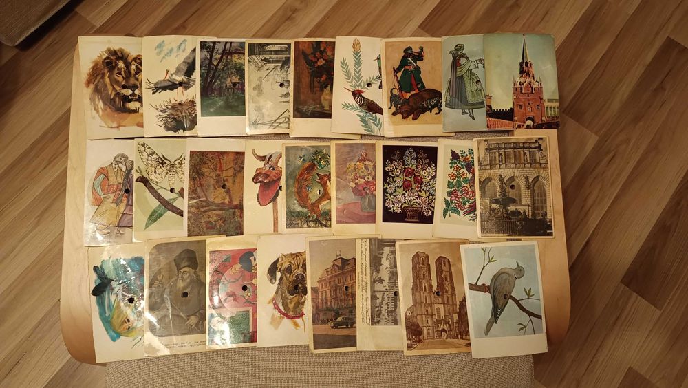 Płyta winylowa - pocztówka dźwiękowa - zestaw 26 płyt lata 60-te