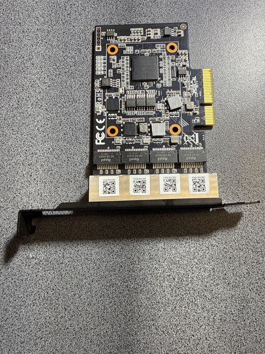 4-portowa karta sieciowa PCIe