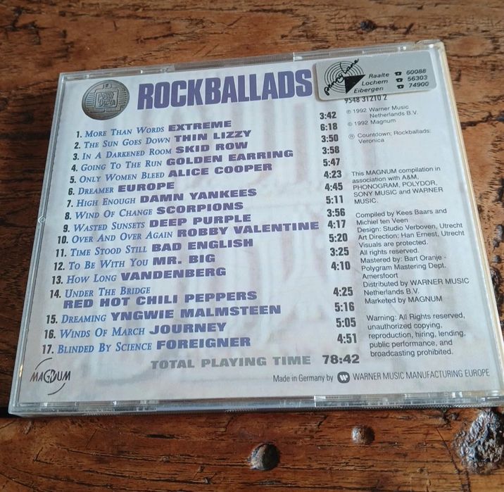 Rock Ballads - 17 rock ballads