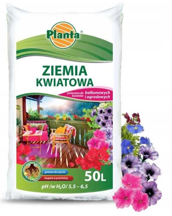 Ziemia ogrodowa podłoże torf do trawy warzyw kwiatów wysiewu storczyka