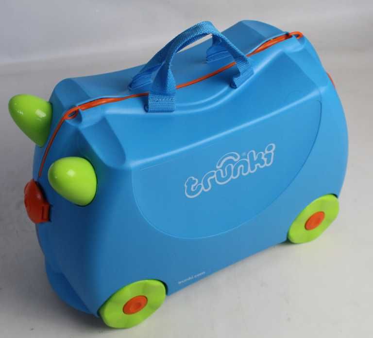 Walizka dla dzieci jeżdżąca niebieska - Terrance 18L NOWA