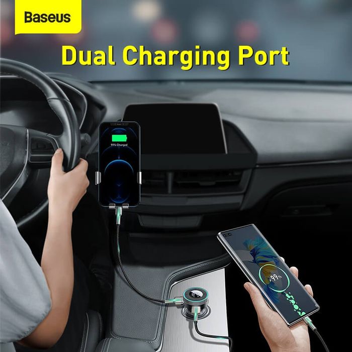 Трансмиттер BASEUS Enjoy Car FM AUX модулятор зарядка Xiaomi Roidmi 3S
