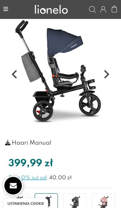 Sprzedam rowerek 3kołowy Lionelo