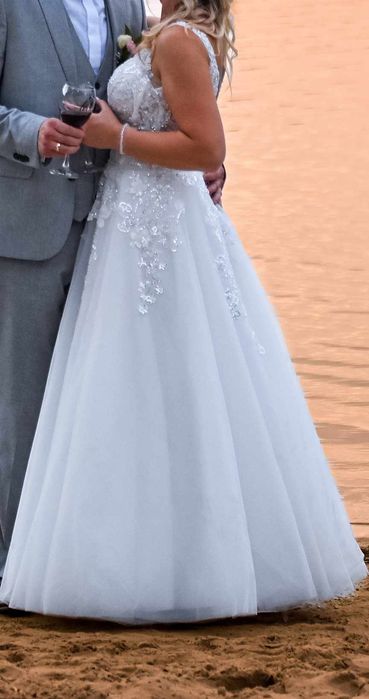 Suknia ślubna36/38 stan bardzo dobry