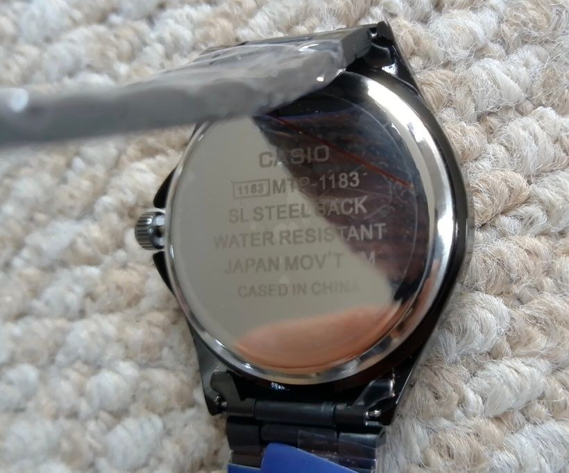Casio vintage analógico relógio