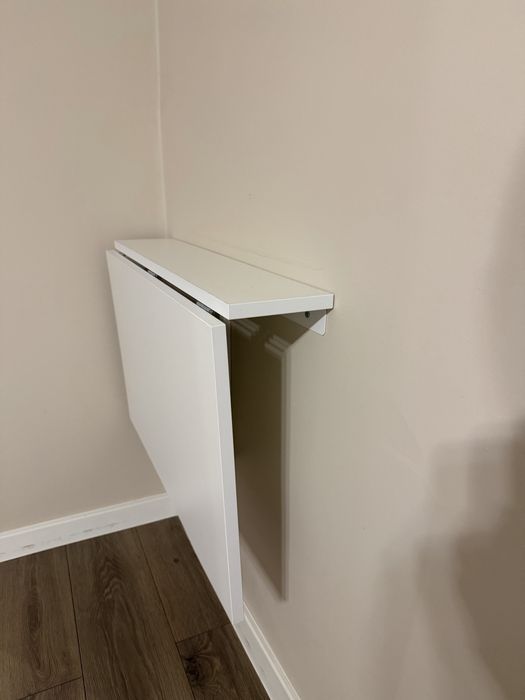 Stolik składany ścienny biały IKEA NORBERG