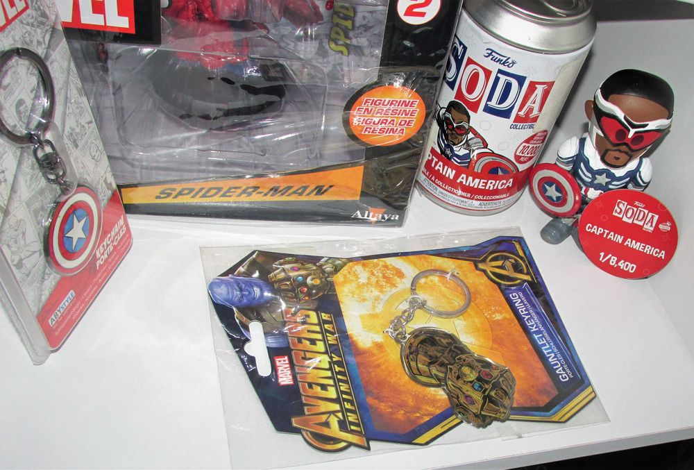 Pack Marvel with Hulk, Spider-Man, Captain America