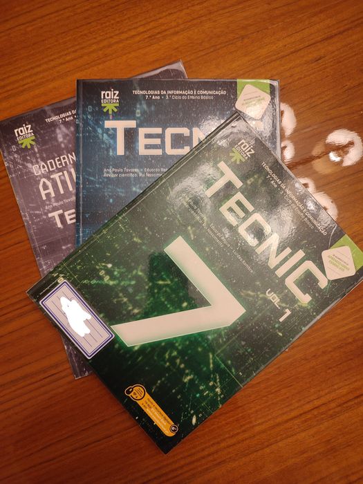 Livros de TIC do 7° ano "Técnic" portes incluidos