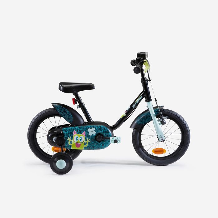 BICICLETA DE CRIANÇA 3-5 ANOS 500 MONSTERS 14 POLEGADAS