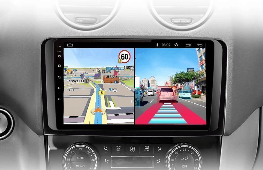 Radio Android 9” CarPlay Android Auto – Mercedes ML W164 GL X164 PL