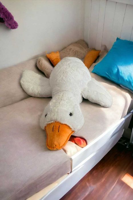 Гусак м'яка іграшка Гусак-обіймусь. 8 розмірів (від 50 до 250см)