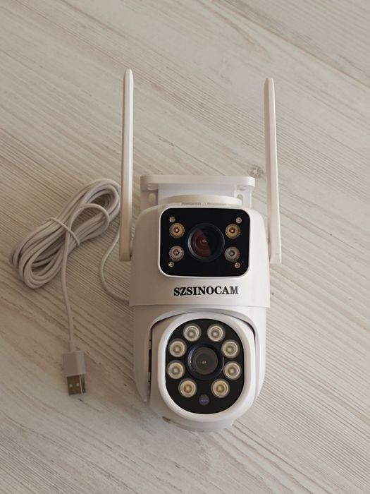 Двооб'єктивна камера 4G (сім карта) відеоспостереження
