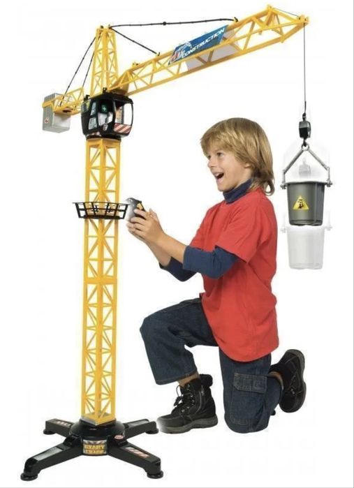 Dickie dźwig zdalnie sterowany, duży dźwig 100cm