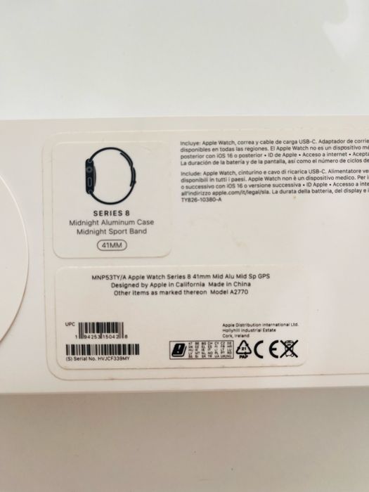 Apple Watch 8 41mm GPS zestaw z paskami