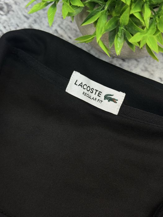 Полузамок Lacoste чорний чоловічий Полузамок Лакост 1/3 зип зіпка