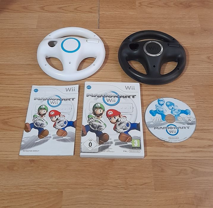 Jogo Super Mario Kart + Volante Wii (ORIGINAL NINTENDO Wii/Wii U)