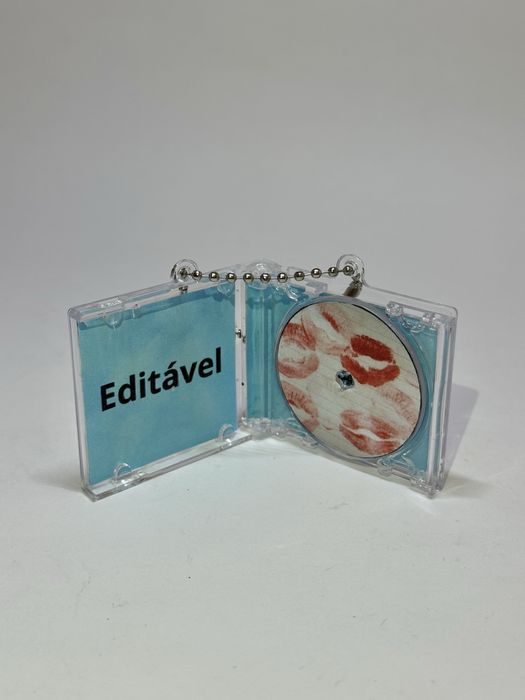 Mini CD Porta-chaves