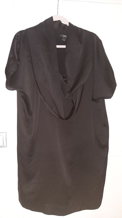 Czarna satynowa suknia L/XL Mexx Metropolitan