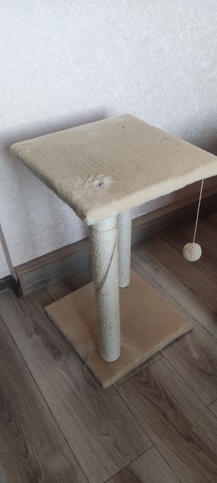 Когтеточка(Дряпка) для кішок мур-мяу для котів у сизалевій мотузці