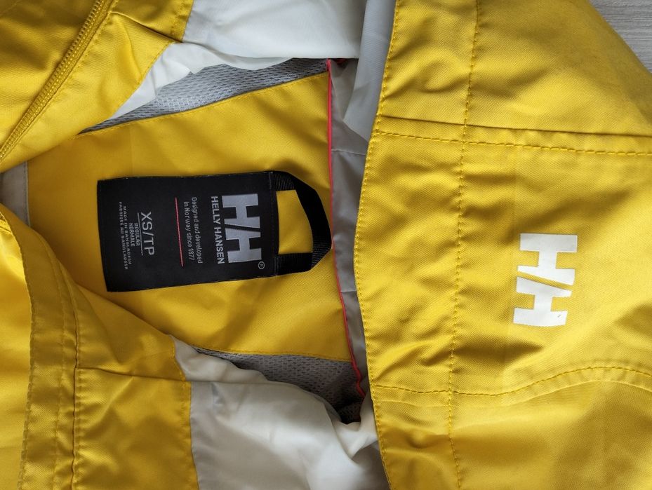 Hansen żółta kurtka przeciwdeszczowa/parka XS waterproof