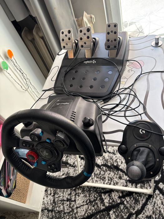 Logitech g29 kierownica + skrzynia biegów