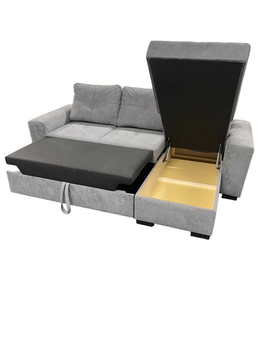 HIT Narożnik z funkcją spania i pojemnikiem na pościel