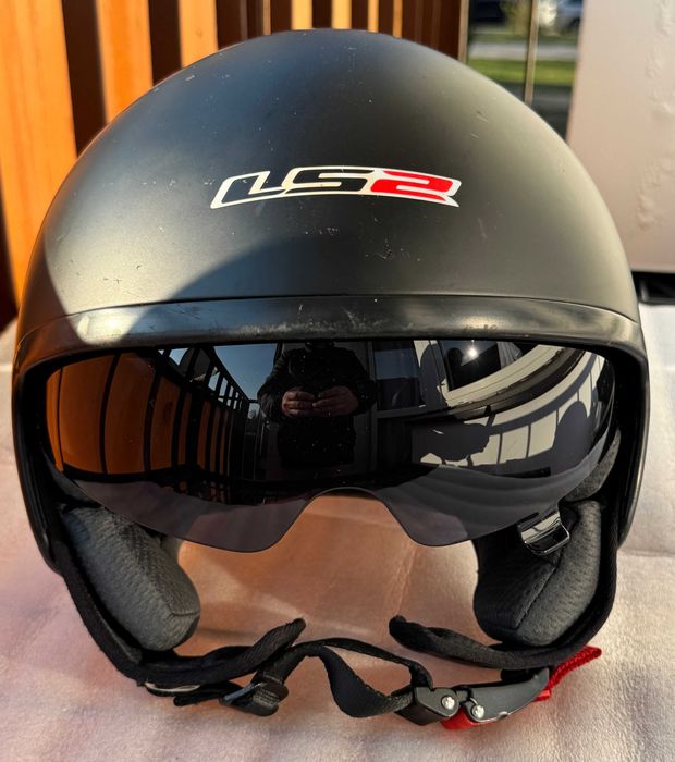 Kask motocyklowy otwarty LS2 OF561 WAVE rozmiar L na skuter chopper classic