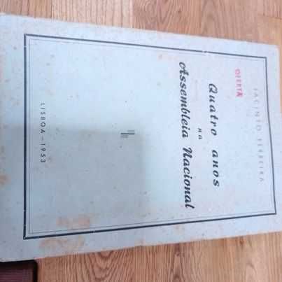 vendo livro quatro anos na assembleia da republica