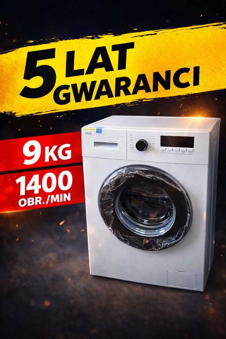 Pralka 9KG 1400obr Kernau KFWM I 9604 W GWARANCJA 5 lat N6