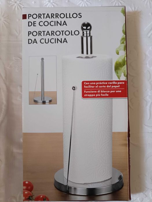 Desenrolador de papel de cozinha novo