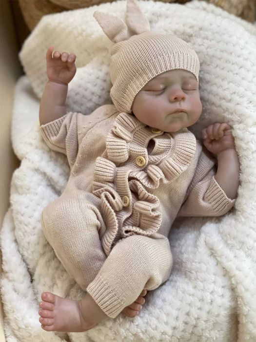 Okazja ! Urocza Lalka Typu Reborn Miękka, Elastyczna Słodka Twarz